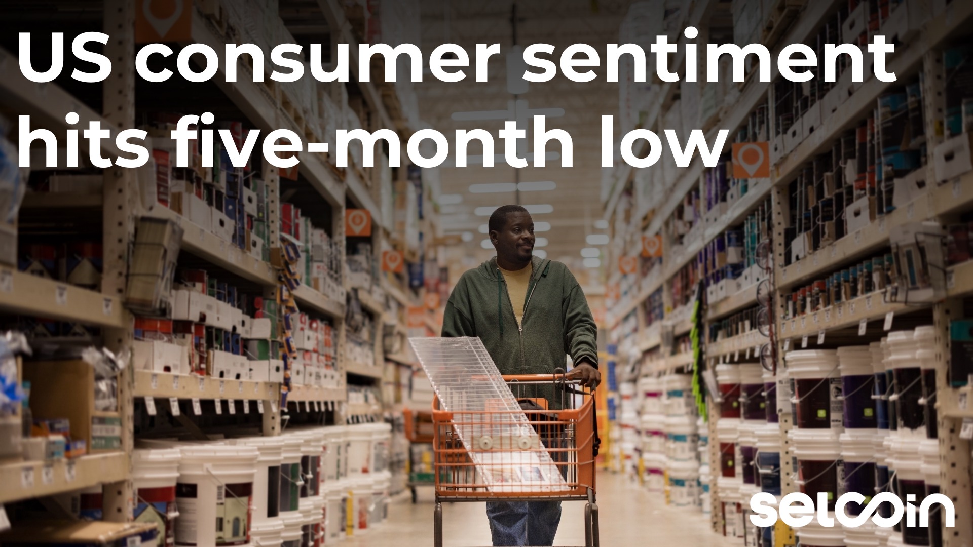 US consumer sentiment hits five-month low