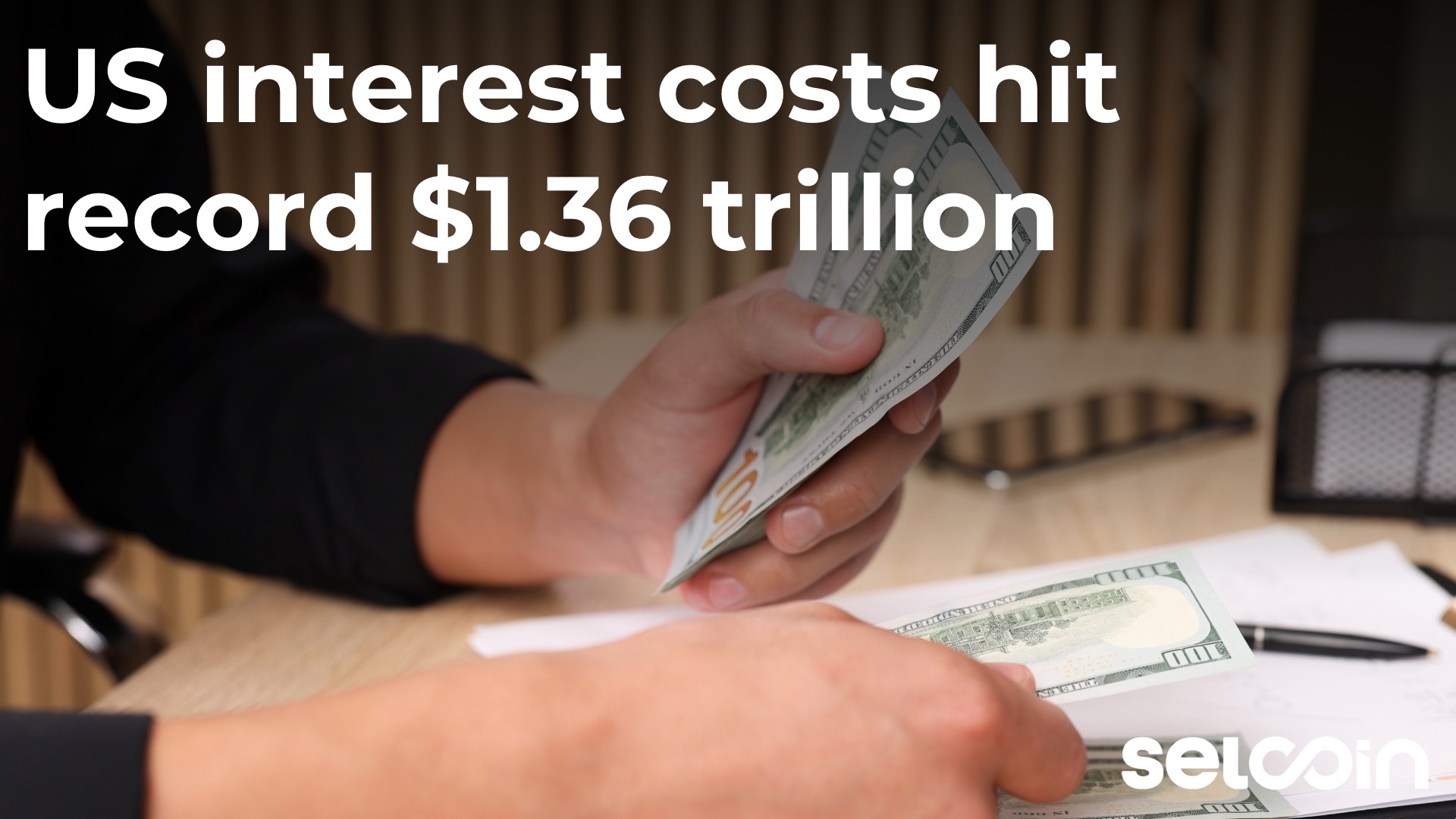 US interest costs hit record $1.36 trillion