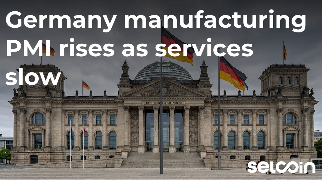 Germany manufacturing PMI rises as services slow