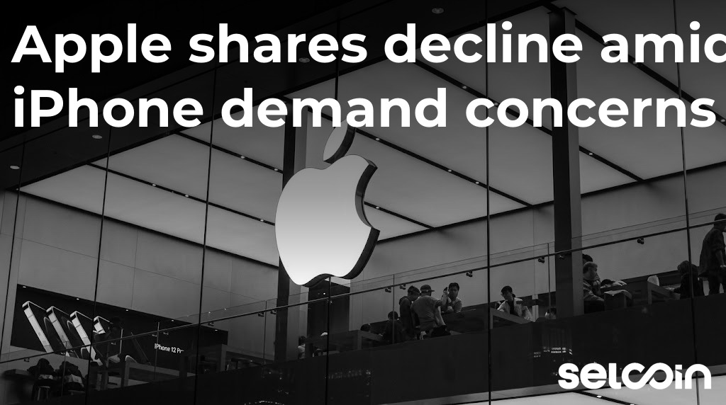Apple shares decline amid iPhone demand concerns