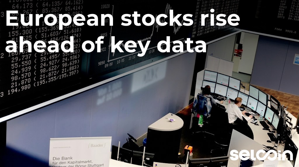 European stocks rise ahead of key data