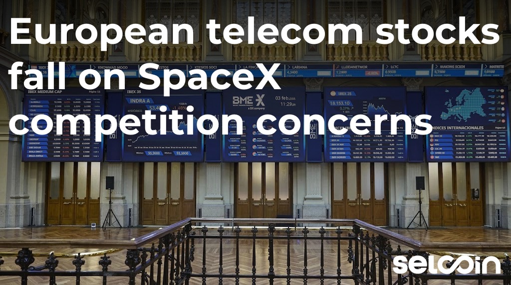 European telecom stocks fall on SpaceX competition concerns