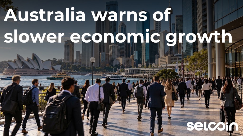 Australia warns of slower economic growth