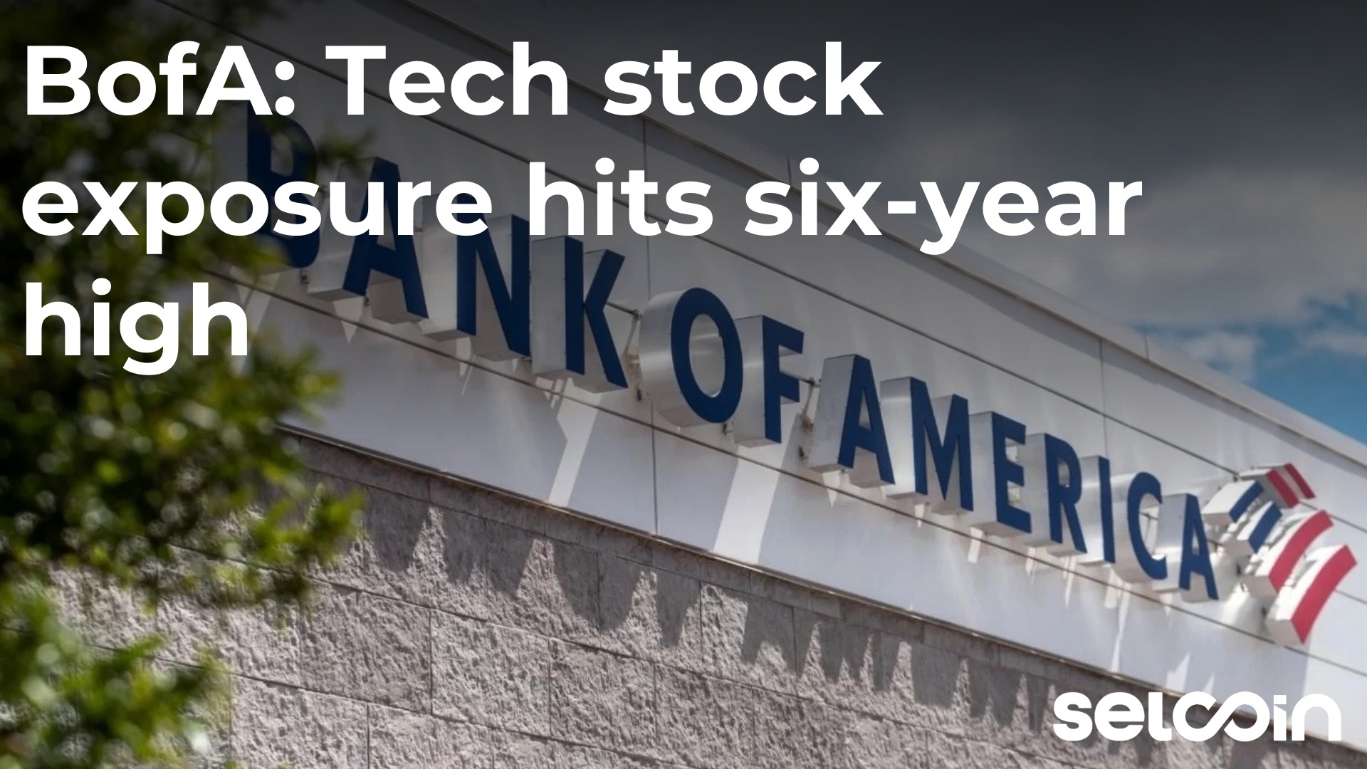 BofA: Tech stock exposure hits six-year high