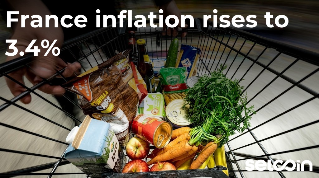 France inflation rises to 3.4%