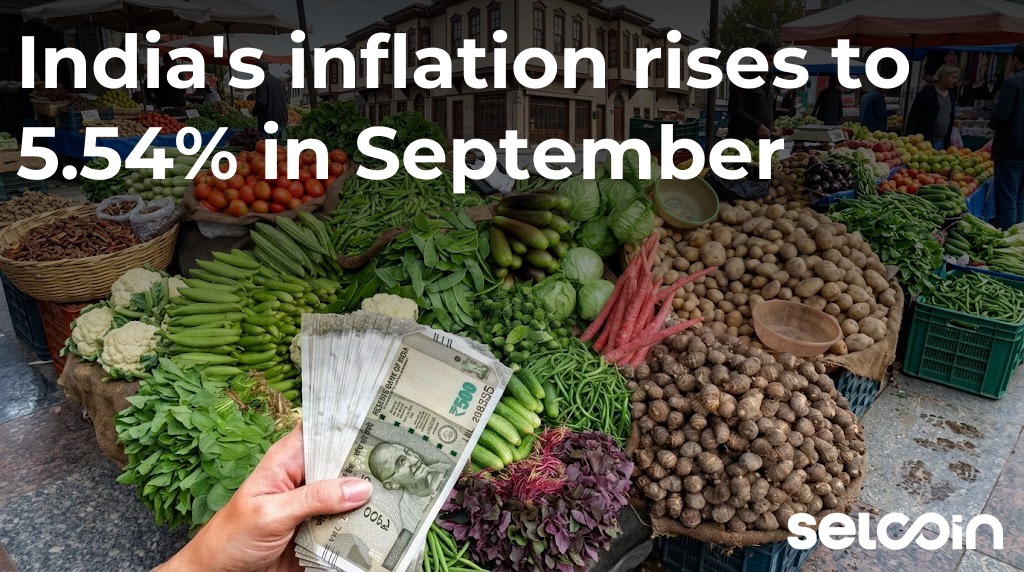 India's inflation rises to 5.54% in September
