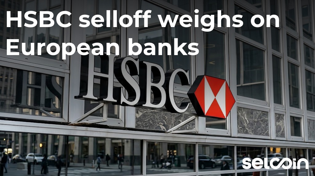 HSBC selloff weighs on European banks
