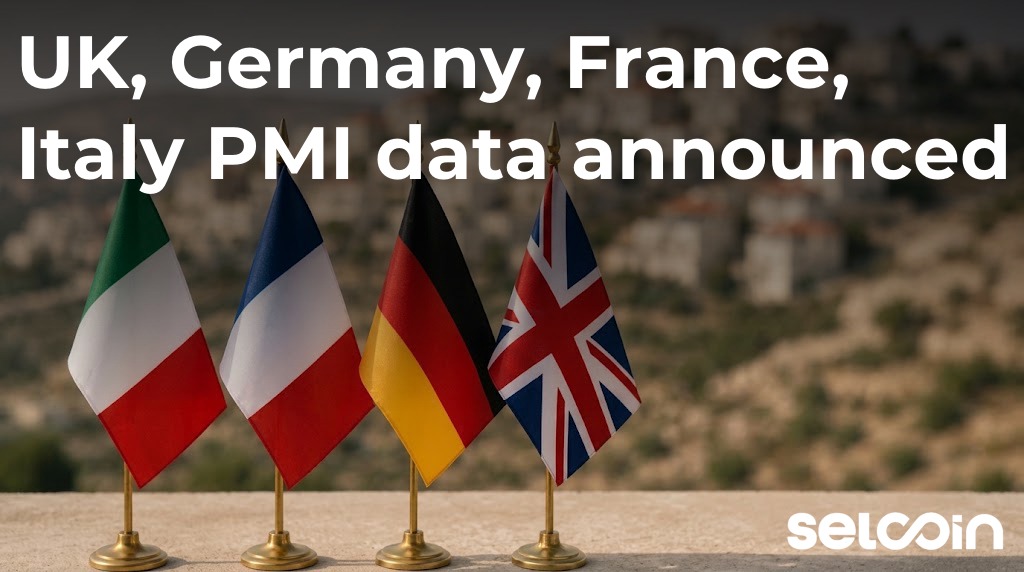 UK, Germany, France, Italy PMI data announced