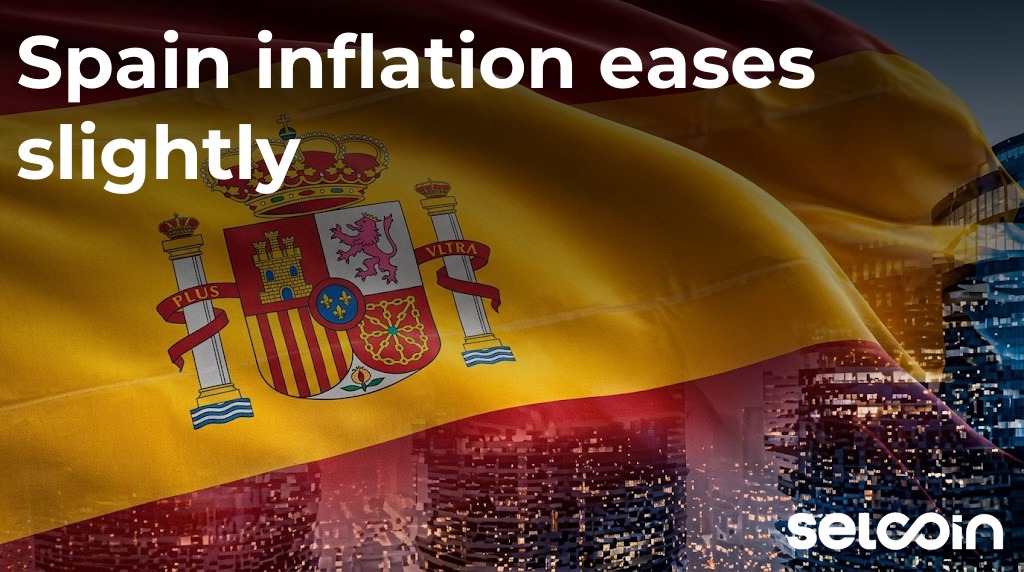 Spain inflation eases slightly