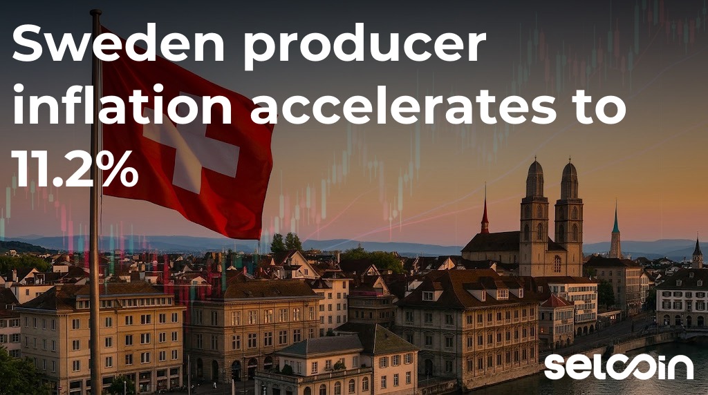 Sweden producer inflation accelerates to 11.2%