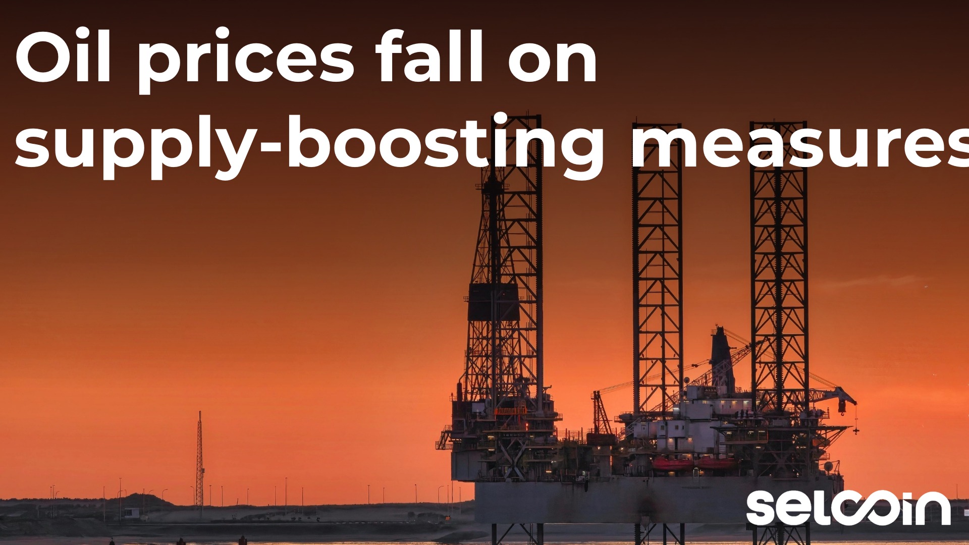 Oil prices fall on supply-boosting measures