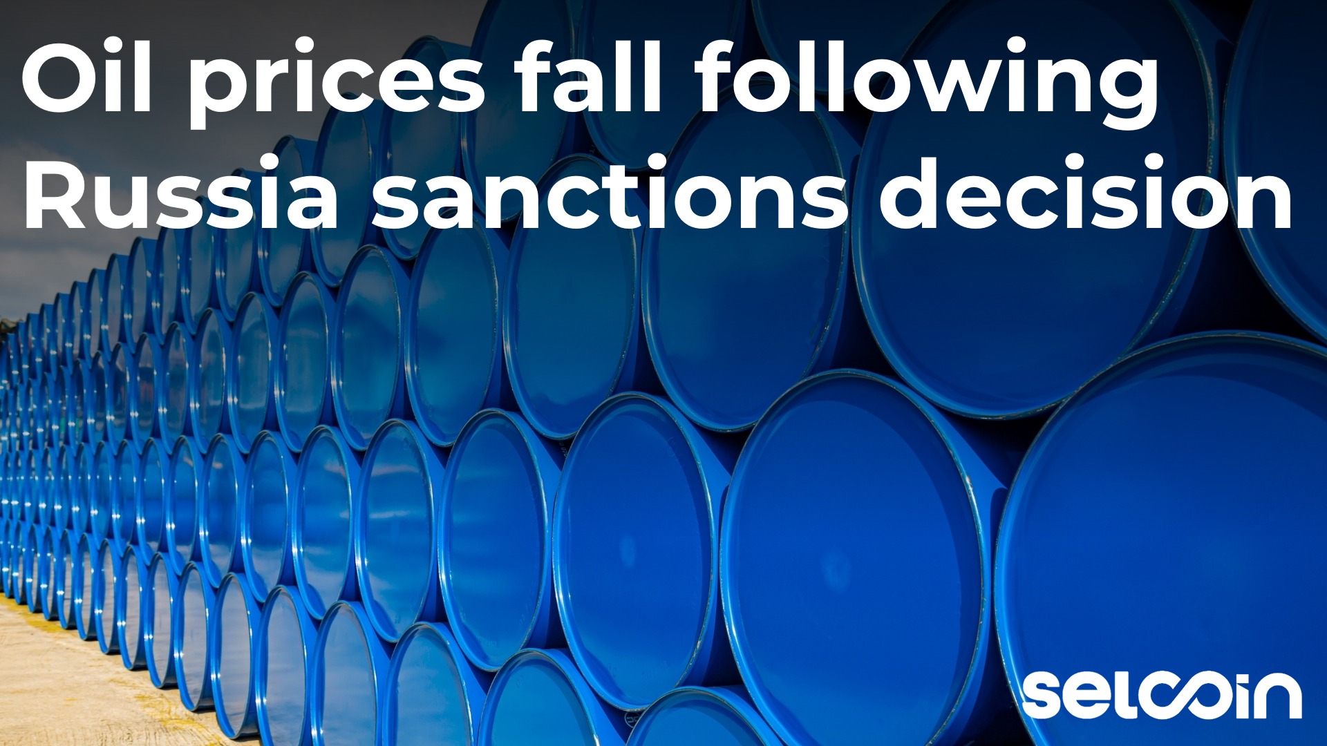Oil prices fall following Russia sanctions decision