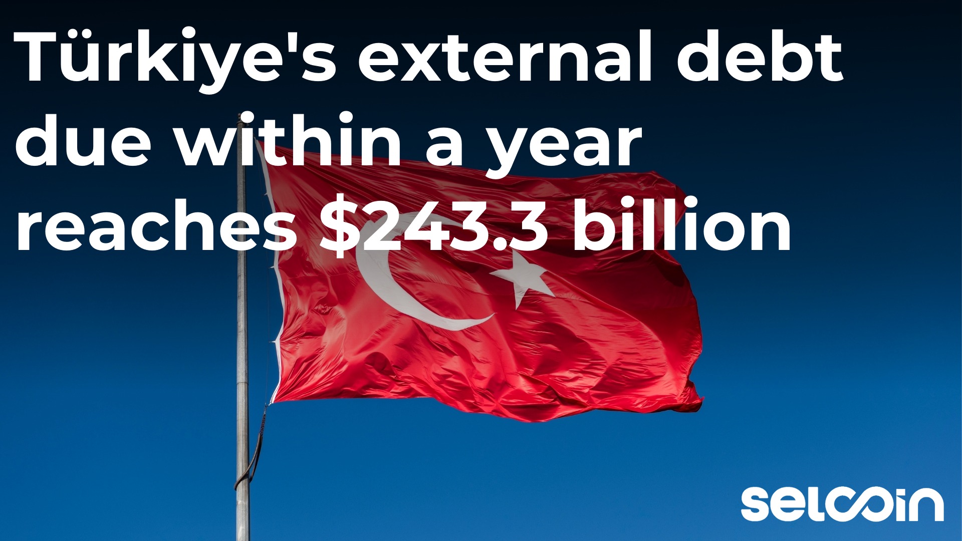 Türkiye's external debt due within a year reaches $243.3 billion